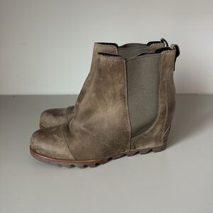Sorel Lea Wedge Casual Boot Size 10